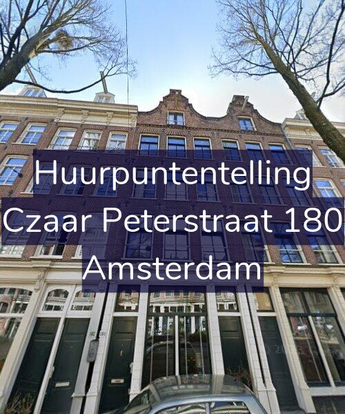 Foto gevel Huurpuntentelling voor Czaar Peterstraat 180, Amsterdam
