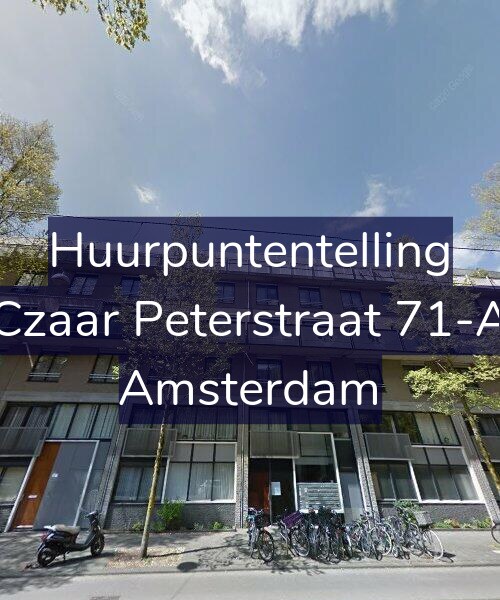 Foto gevel Huurpuntentelling voor Czaar Peterstraat 71-A, Amsterdam