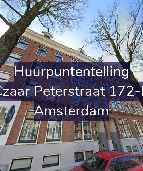 Foto gevel Huurpuntentelling voor Czaar Peterstraat 172-B, Amsterdam