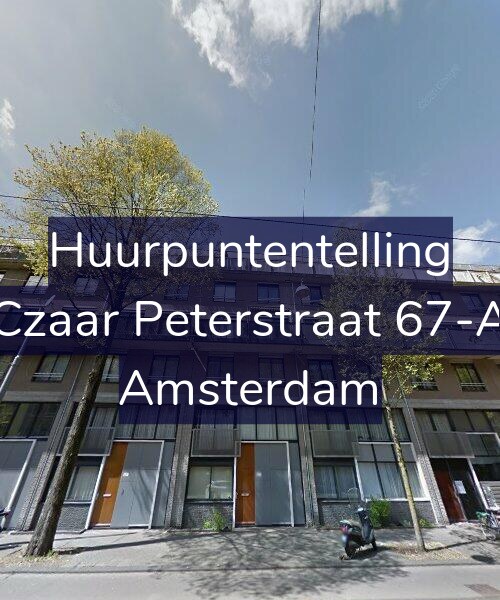 Foto gevel Huurpuntentelling voor Czaar Peterstraat 67-A, Amsterdam
