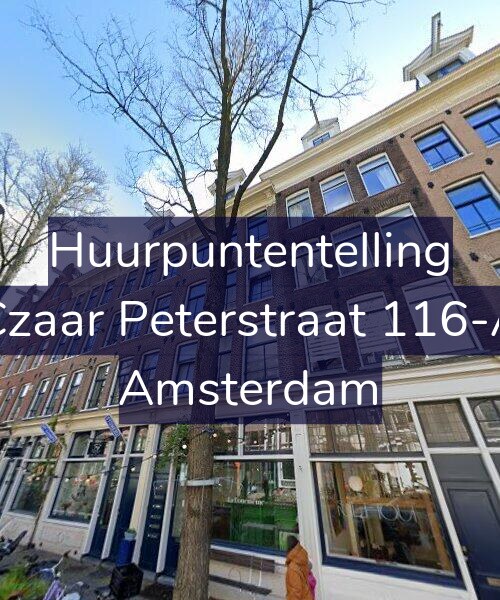 Foto gevel Huurpuntentelling voor Czaar Peterstraat 116-A, Amsterdam