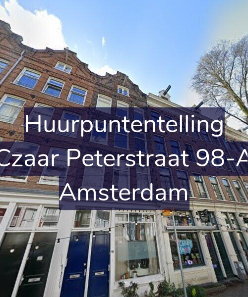 Foto gevel Huurpuntentelling voor Czaar Peterstraat 98-A, Amsterdam