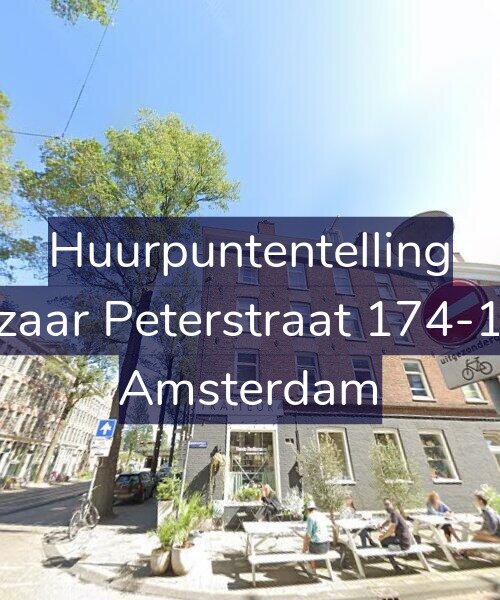 Foto gevel Huurpuntentelling voor Czaar Peterstraat 174-1A, Amsterdam