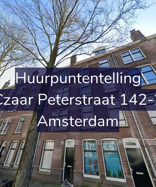 Foto gevel Huurpuntentelling voor Czaar Peterstraat 142-2, Amsterdam