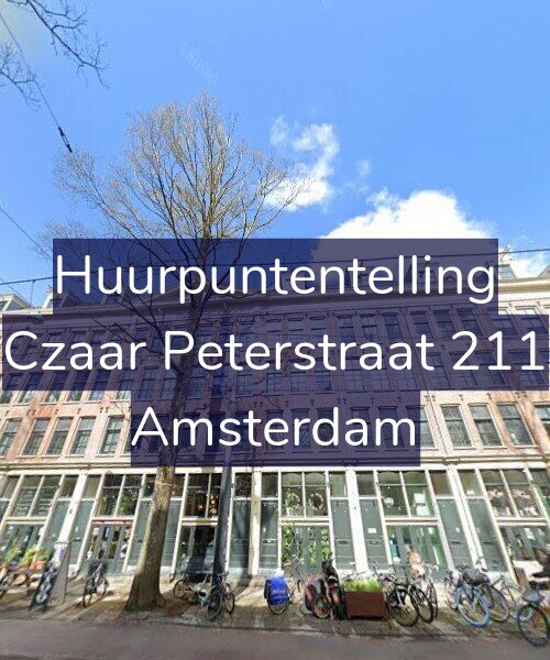 Foto gevel Huurpuntentelling voor Czaar Peterstraat 211, Amsterdam