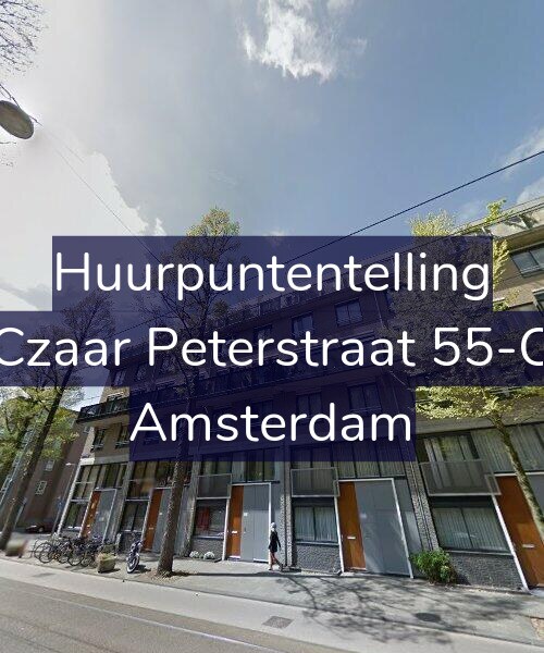 Foto gevel Huurpuntentelling voor Czaar Peterstraat 55-C, Amsterdam