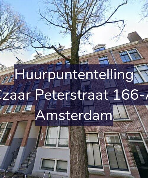 Foto gevel Huurpuntentelling voor Czaar Peterstraat 166-A, Amsterdam