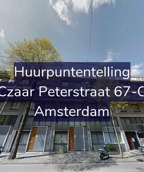 Foto gevel Huurpuntentelling voor Czaar Peterstraat 67-C, Amsterdam