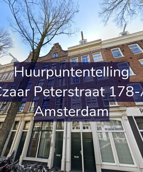 Foto gevel Huurpuntentelling voor Czaar Peterstraat 178-A, Amsterdam