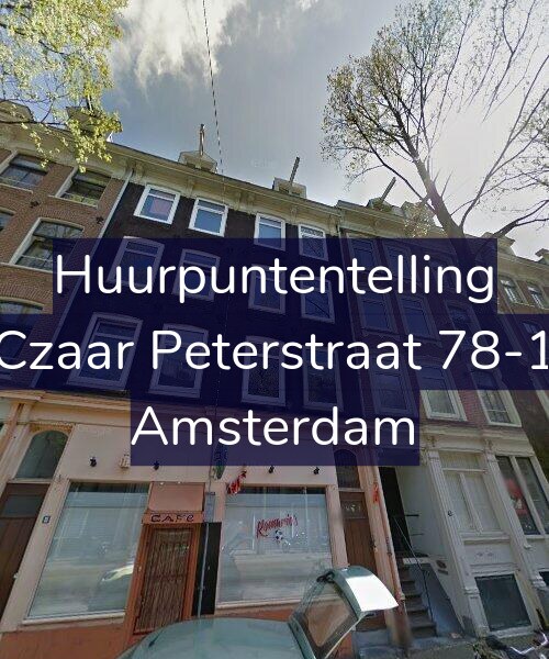 Foto gevel Huurpuntentelling voor Czaar Peterstraat 78-1, Amsterdam