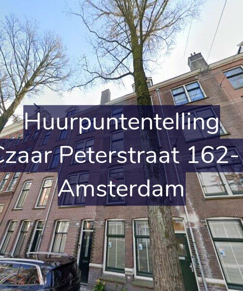 Foto gevel Huurpuntentelling voor Czaar Peterstraat 162-1, Amsterdam