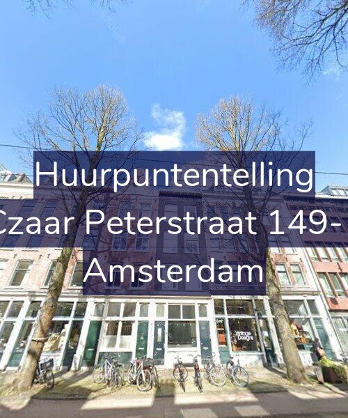 Foto gevel Huurpuntentelling voor Czaar Peterstraat 149-1, Amsterdam