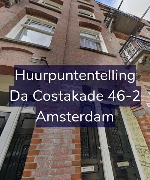 Foto gevel Huurpuntentelling voor Da Costakade 46-2, Amsterdam