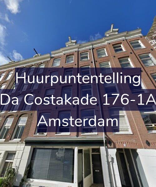 Foto gevel Huurpuntentelling voor Da Costakade 176-1A, Amsterdam