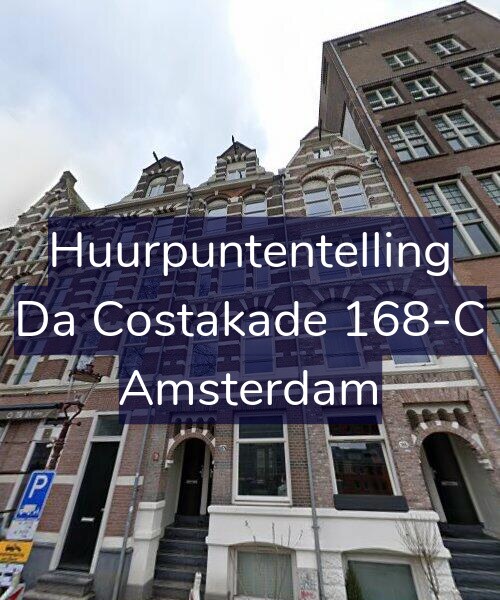 Foto gevel Huurpuntentelling voor Da Costakade 168-C, Amsterdam