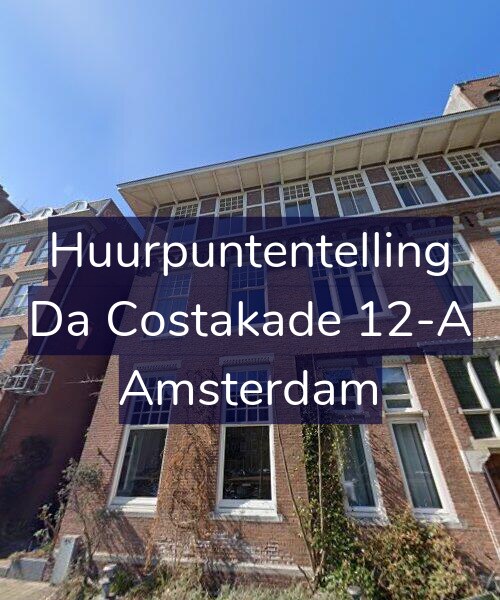 Foto gevel Huurpuntentelling voor Da Costakade 12-A, Amsterdam