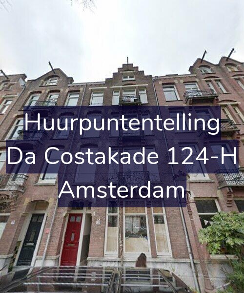 Foto gevel Huurpuntentelling voor Da Costakade 124-H, Amsterdam