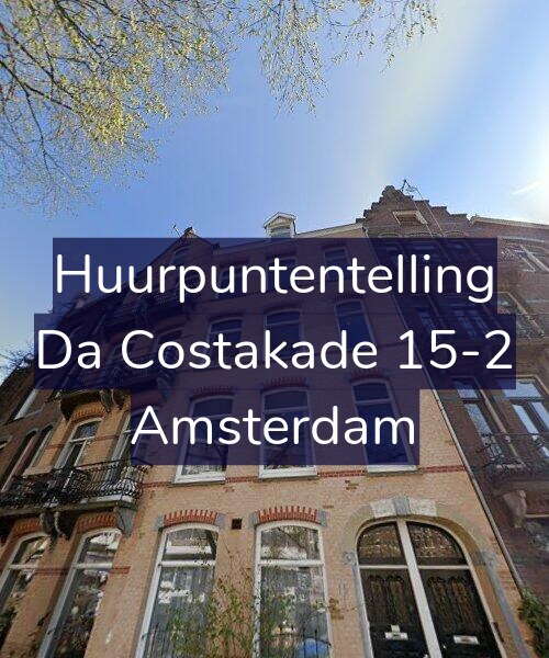 Foto gevel Huurpuntentelling voor Da Costakade 15-2, Amsterdam