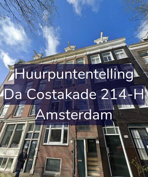 Foto gevel Huurpuntentelling voor Da Costakade 214-H, Amsterdam