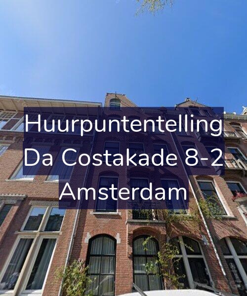 Foto gevel Huurpuntentelling voor Da Costakade 8-2, Amsterdam