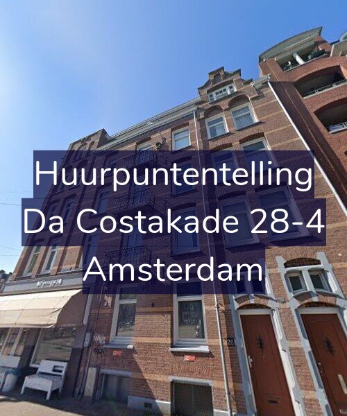 Foto gevel Huurpuntentelling voor Da Costakade 28-4, Amsterdam
