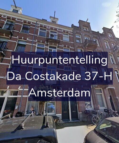 Foto gevel Huurpuntentelling voor Da Costakade 37-H, Amsterdam