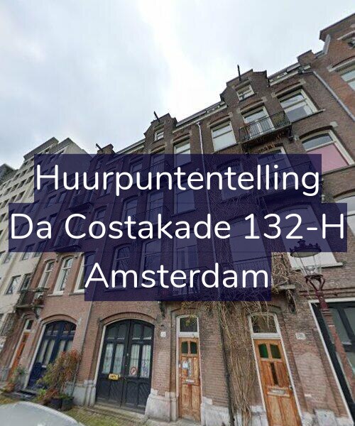 Foto gevel Huurpuntentelling voor Da Costakade 132-H, Amsterdam