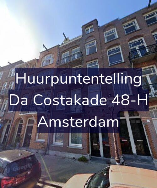Foto gevel Huurpuntentelling voor Da Costakade 48-H, Amsterdam