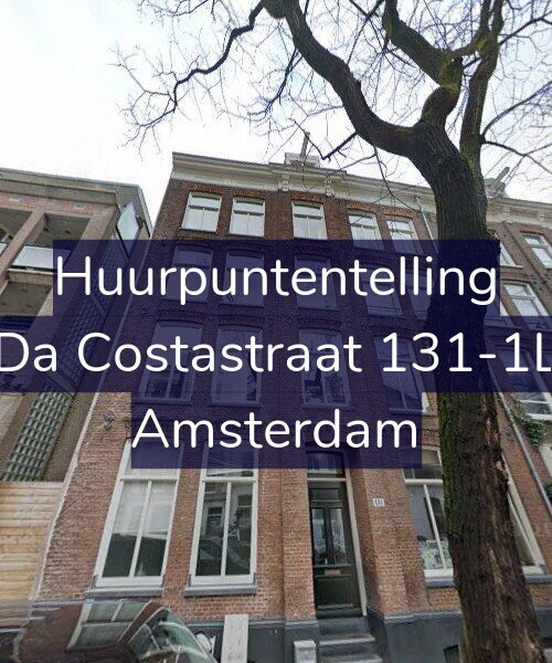 Foto gevel Huurpuntentelling voor Da Costastraat 131-1L, Amsterdam