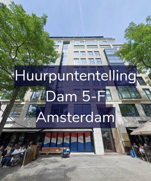 Foto gevel Huurpuntentelling voor Dam 5-F, Amsterdam