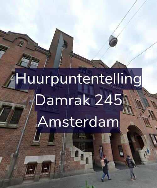 Foto gevel Huurpuntentelling voor Damrak 245, Amsterdam