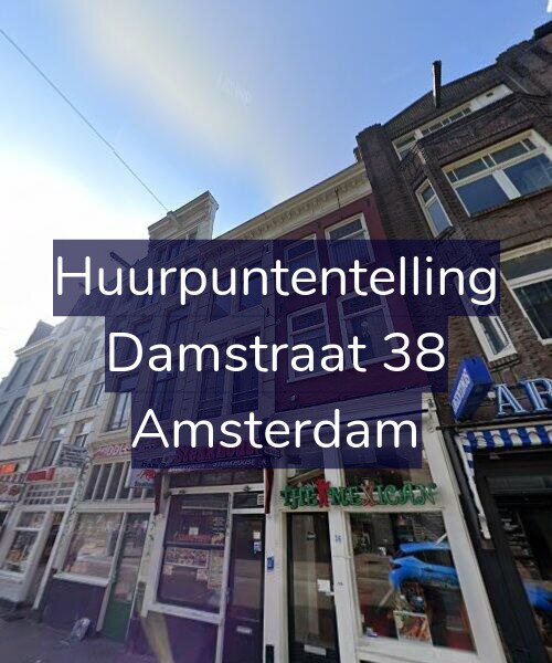 Foto gevel Huurpuntentelling voor Damstraat 38, Amsterdam