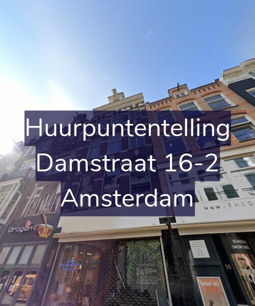 Foto gevel Huurpuntentelling voor Damstraat 16-2, Amsterdam
