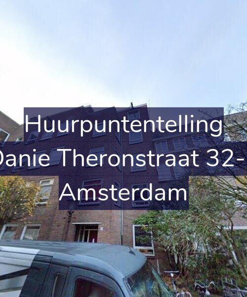 Foto gevel Huurpuntentelling voor Danie Theronstraat 32-3, Amsterdam