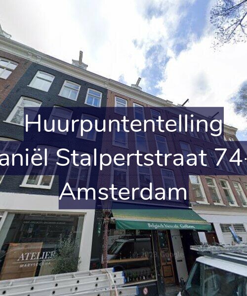 Foto gevel Huurpuntentelling voor Daniël Stalpertstraat 74-2, Amsterdam