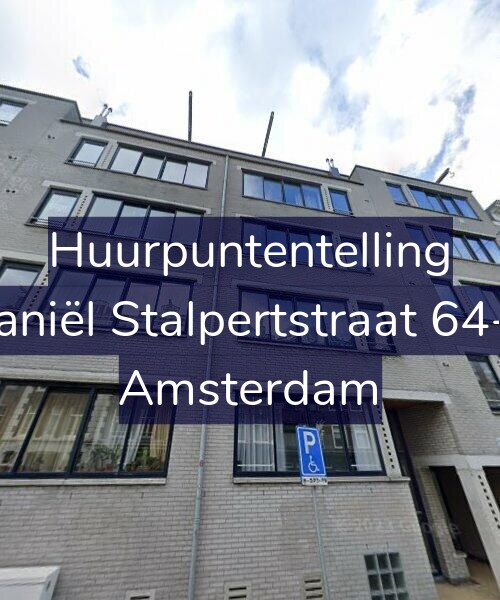 Foto gevel Huurpuntentelling voor Daniël Stalpertstraat 64-B, Amsterdam