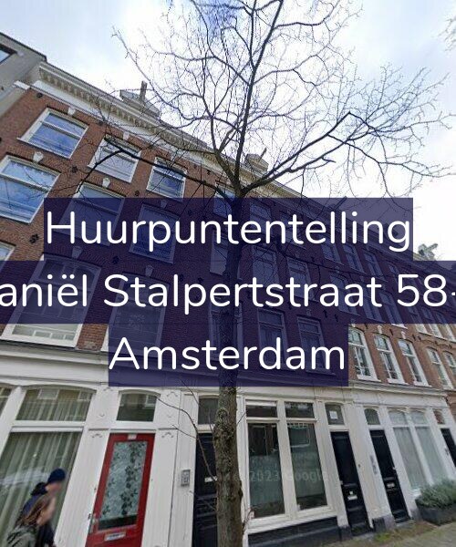 Foto gevel Huurpuntentelling voor Daniël Stalpertstraat 58-1, Amsterdam
