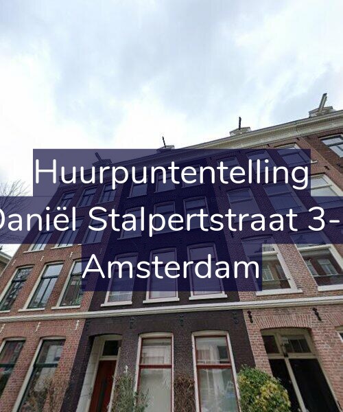 Foto gevel Huurpuntentelling voor Daniël Stalpertstraat 3-2, Amsterdam