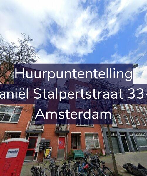 Foto gevel Huurpuntentelling voor Daniël Stalpertstraat 33-E, Amsterdam