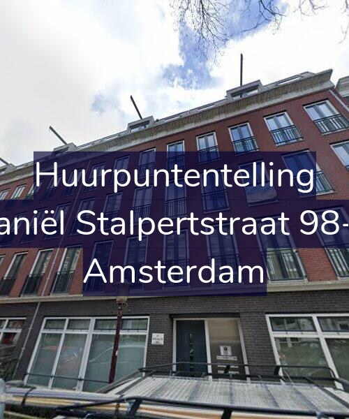 Foto gevel Huurpuntentelling voor Daniël Stalpertstraat 98-D, Amsterdam