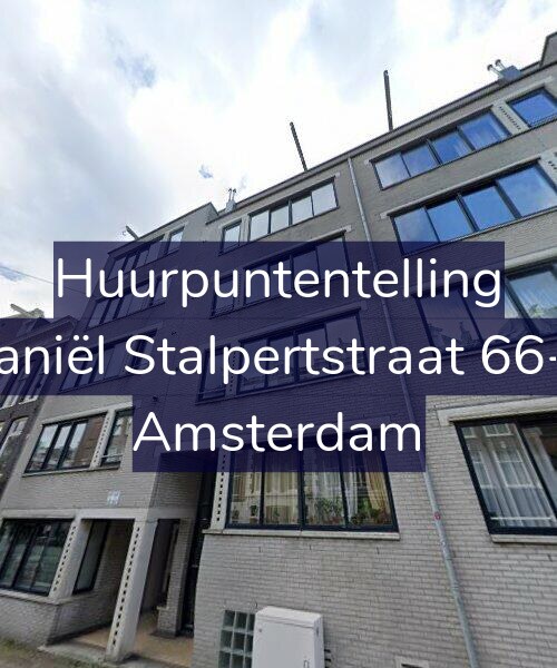 Foto gevel Huurpuntentelling voor Daniël Stalpertstraat 66-C, Amsterdam