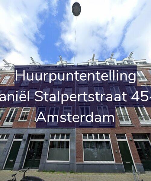 Foto gevel Huurpuntentelling voor Daniël Stalpertstraat 45-F, Amsterdam