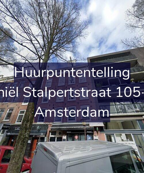 Foto gevel Huurpuntentelling voor Daniël Stalpertstraat 105-1V, Amsterdam