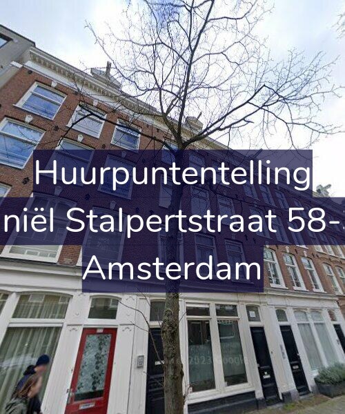 Foto gevel Huurpuntentelling voor Daniël Stalpertstraat 58-3V, Amsterdam