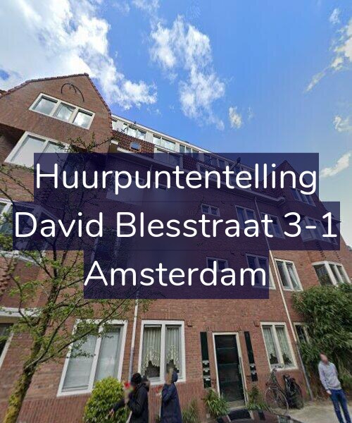 Foto gevel Huurpuntentelling voor David Blesstraat 3-1, Amsterdam