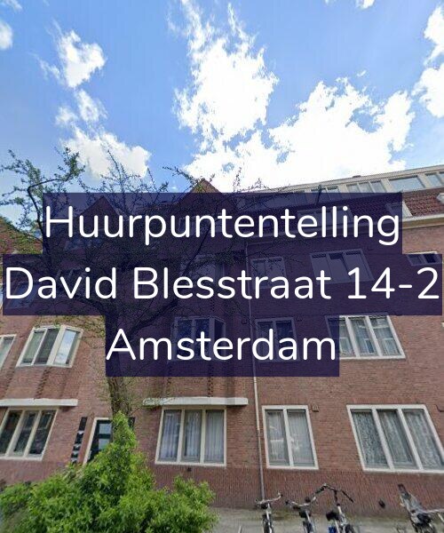 Foto gevel Huurpuntentelling voor David Blesstraat 14-2, Amsterdam