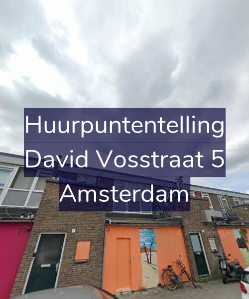 Foto gevel Huurpuntentelling voor David Vosstraat 5, Amsterdam