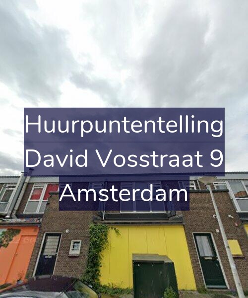 Foto gevel Huurpuntentelling voor David Vosstraat 9, Amsterdam