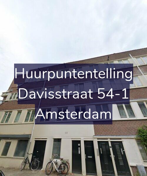 Foto gevel Huurpuntentelling voor Davisstraat 54-1, Amsterdam