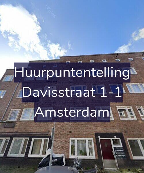 Foto gevel Huurpuntentelling voor Davisstraat 1-1, Amsterdam